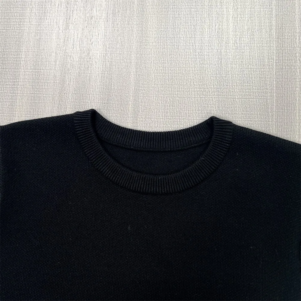 Custom FNJIA Women's Tops short-sleeved crew neck knitted T-shirt