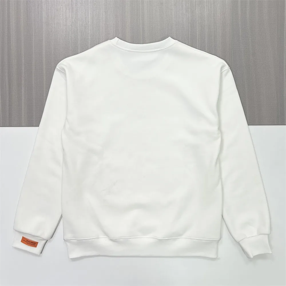Custom Plaid embroidery design solid-color trendy pullover sweatshirt hoodie