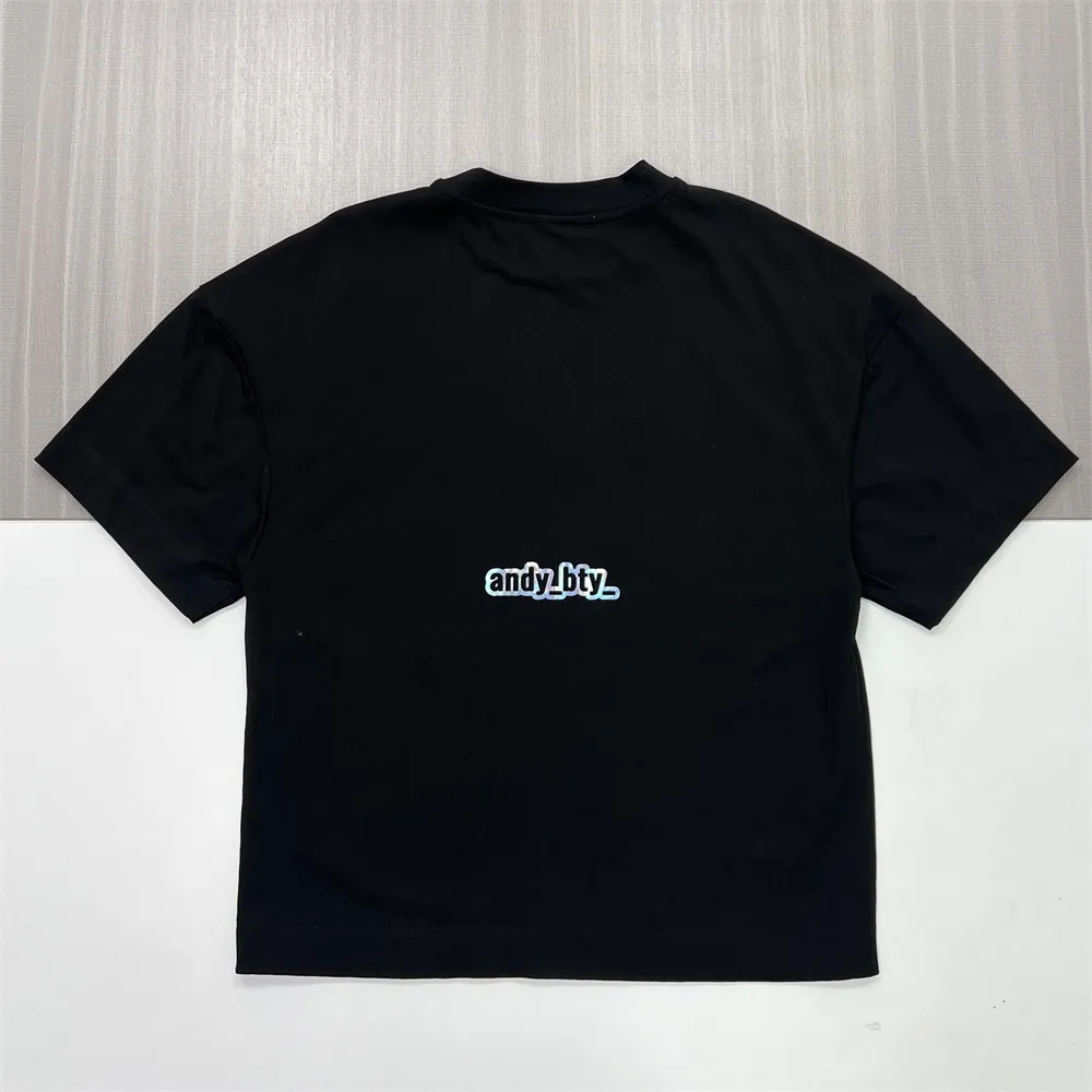 Custom Women's reflective letters printting pattern fashion T-shirt