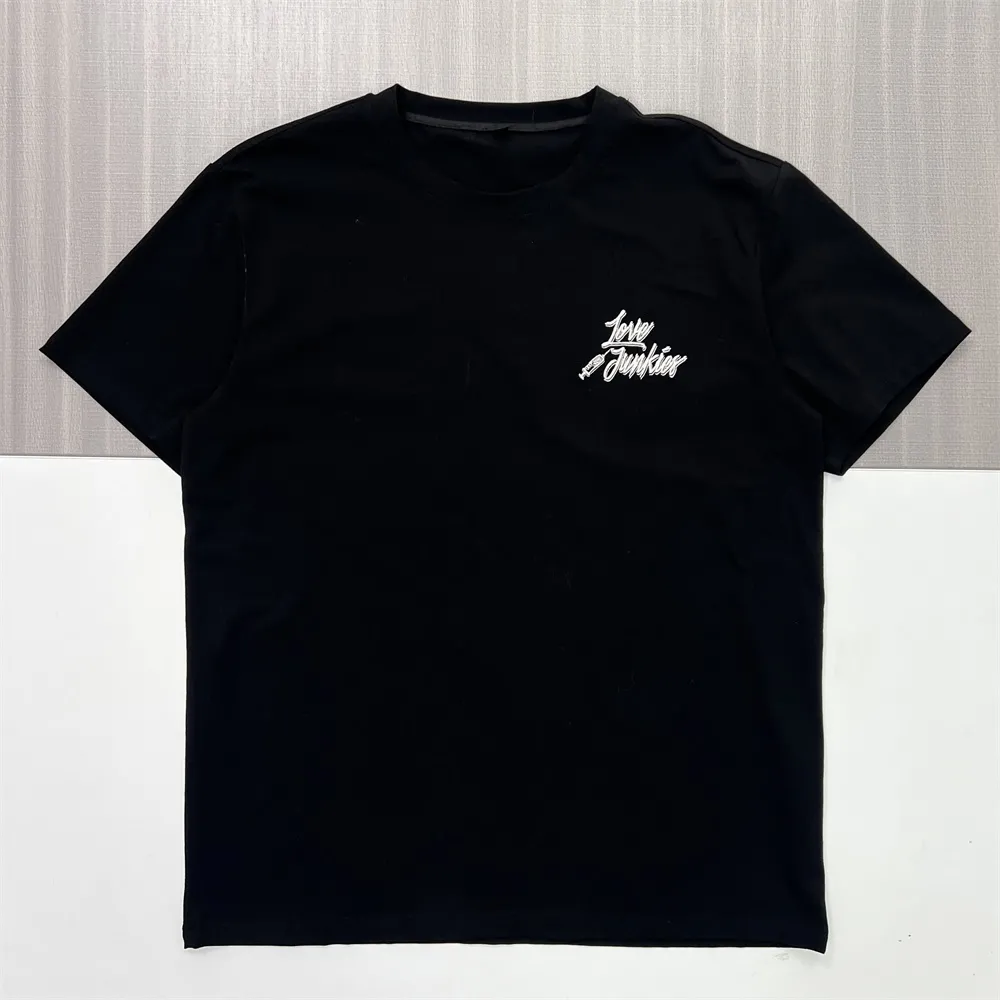 Custom Women's embroider logo fashion casual t-shirt