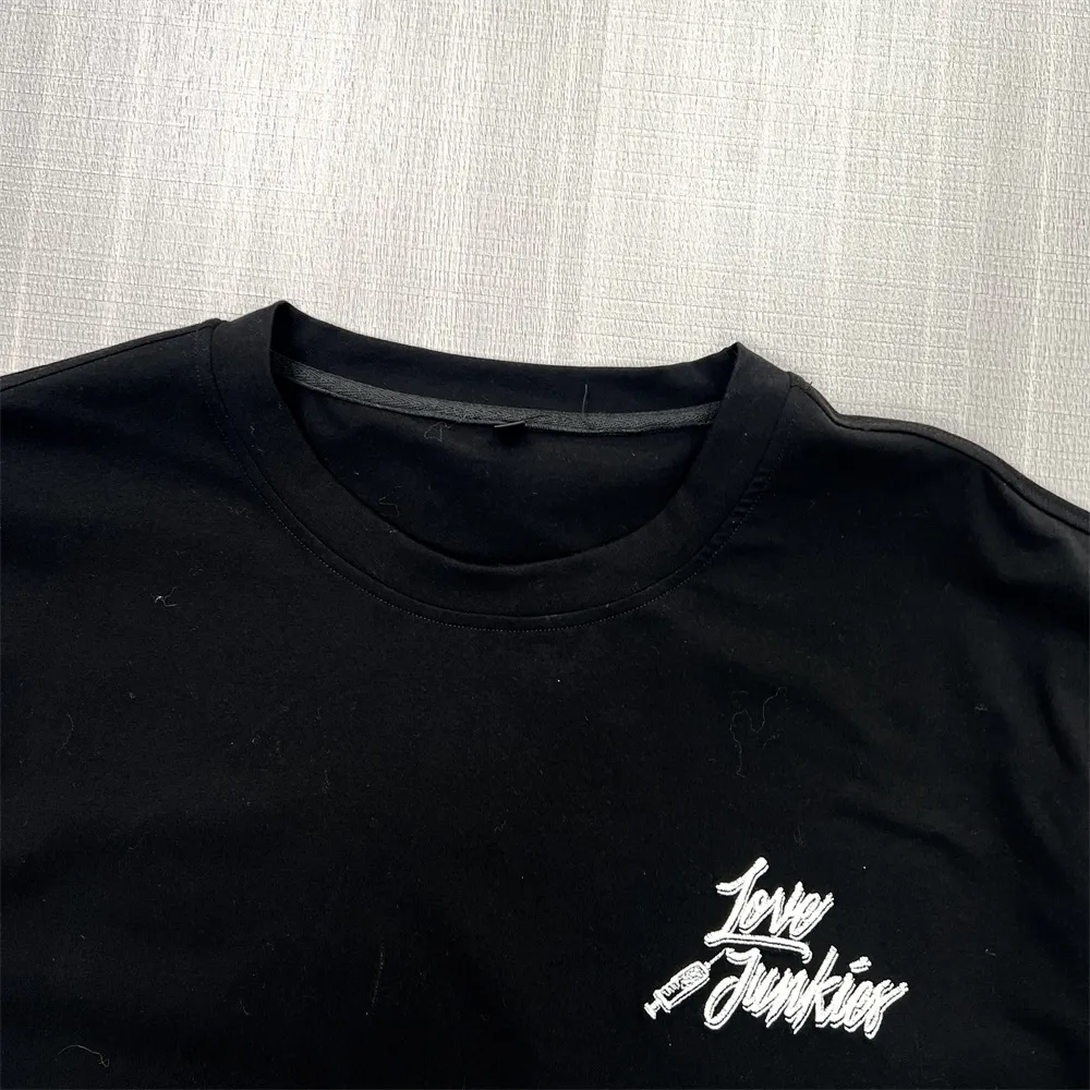 Custom Women's embroider logo fashion casual t-shirt