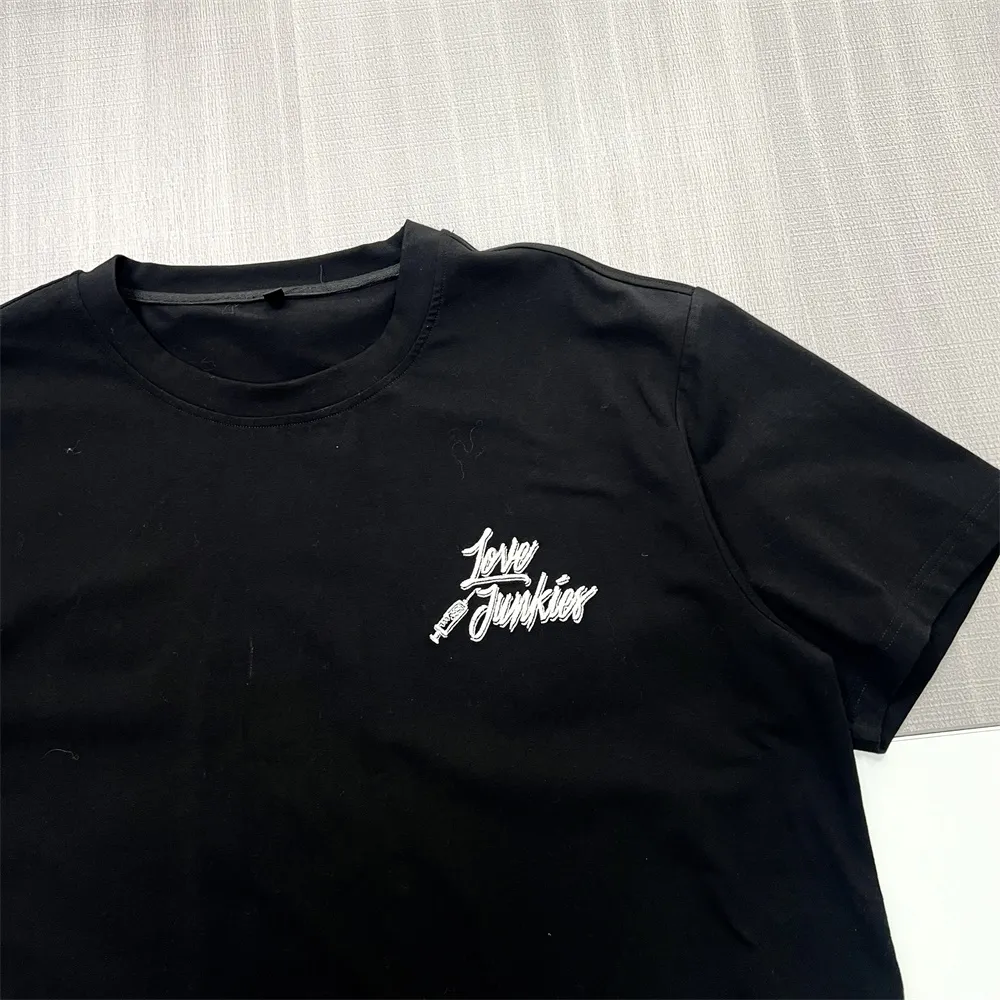 Custom Women's embroider logo fashion casual t-shirt
