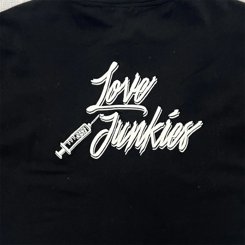 Custom Women's embroider logo fashion casual t-shirt