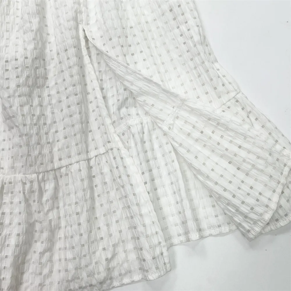 Custom FNJIA Knee-length pleated casual dress