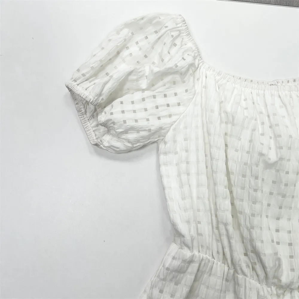 Custom FNJIA Knee-length pleated casual dress