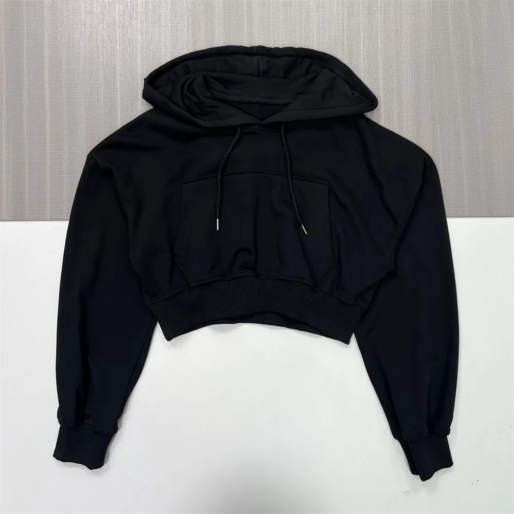Custom FNJIA Hoodies women's casual solid color sweatshirts