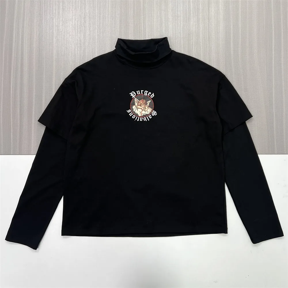 Custom FNJIA unisex Two-piece high-neck pullover sweatshirts