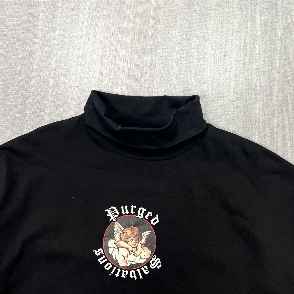 Custom FNJIA unisex Two-piece high-neck pullover sweatshirts