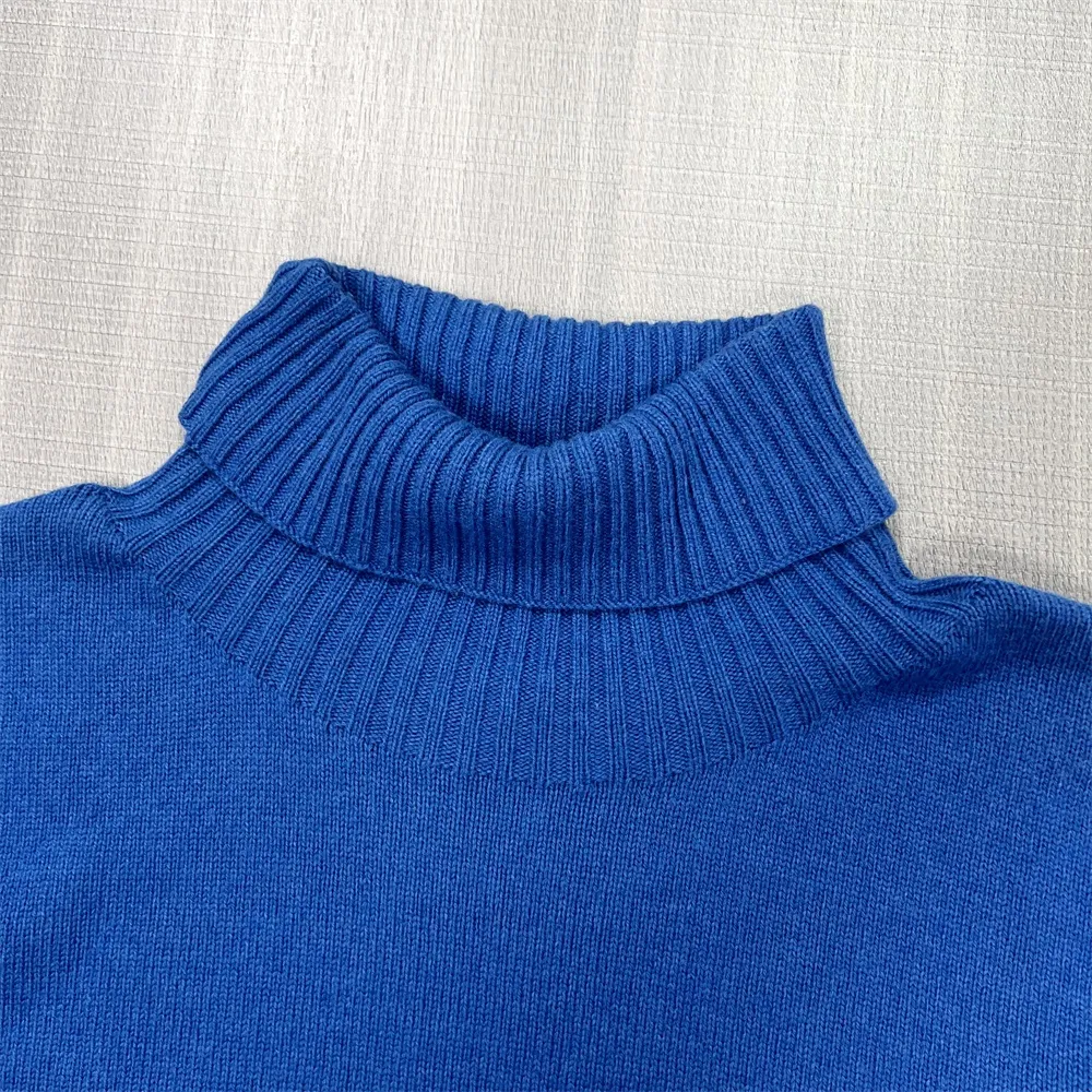 Custom FNJIA Turtleneck solid color women's sweater