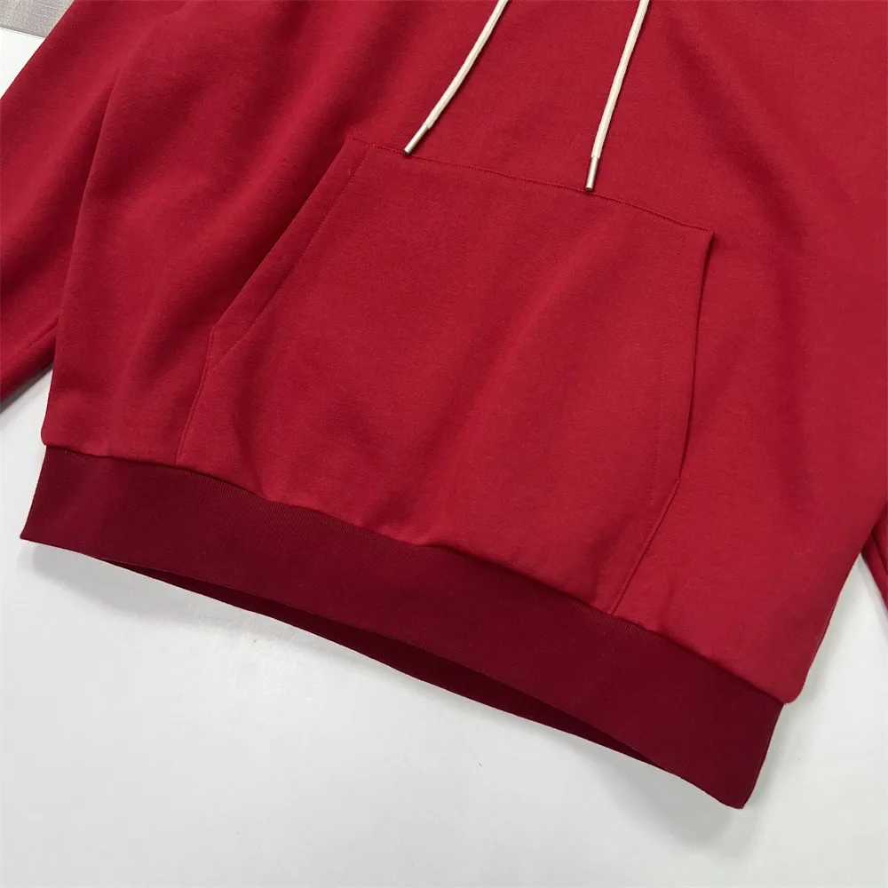 Custom regular design pullover women's solid-color hooded sweater