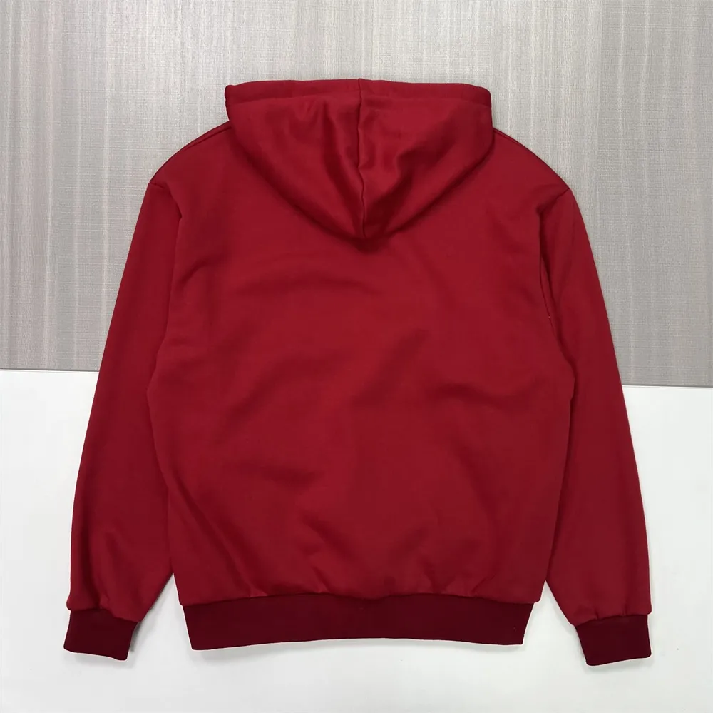 Custom regular design pullover women's solid-color hooded sweater
