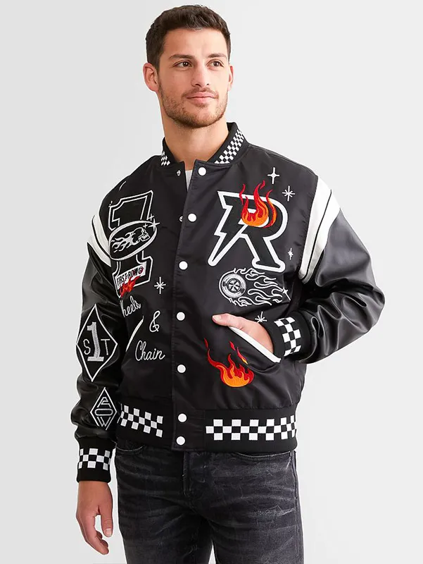 Men&rsquo;s Embroidery Patch Jacket