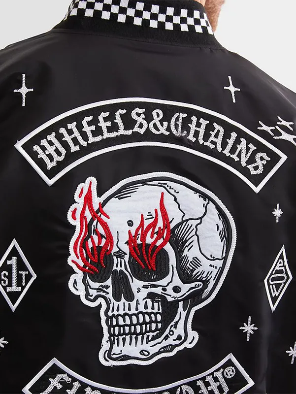Men&rsquo;s Embroidery Patch Jacket