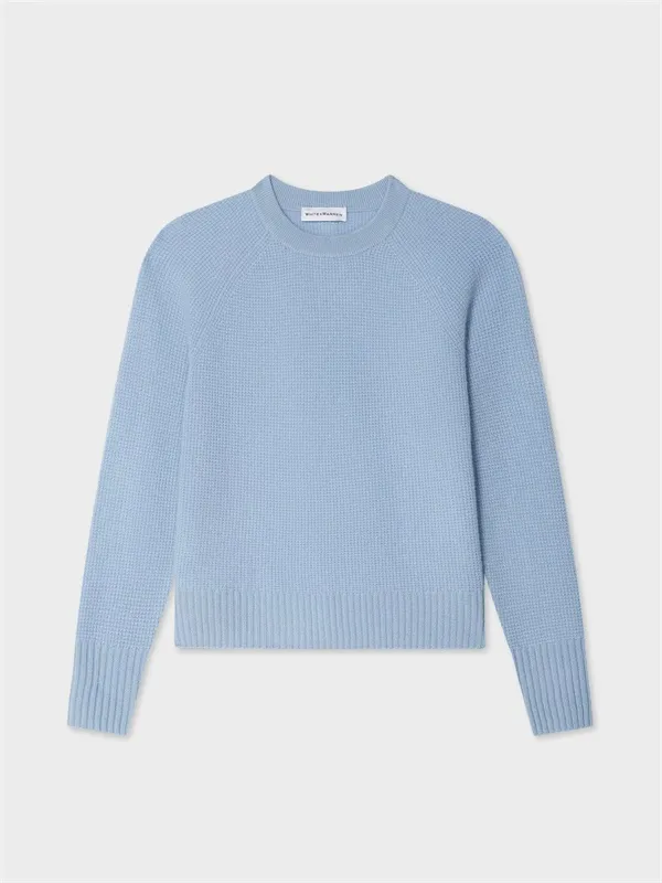 Starkught Blue Spring Casual Knit Women's Sweater