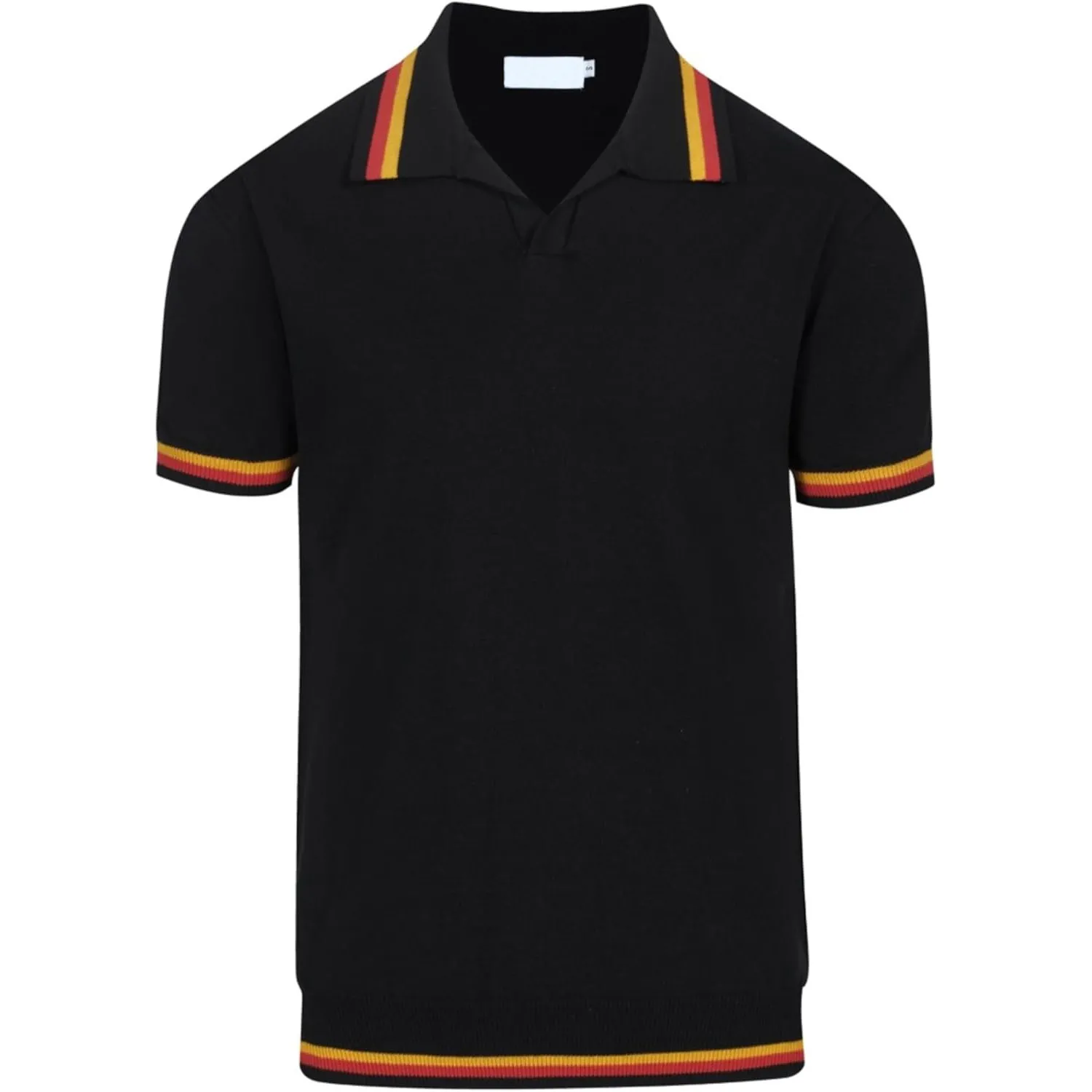 Customized Logo Solid Pattern Knitted Polo