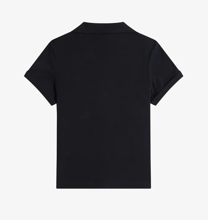Custom FNJIA Knitted Pocket Design Women's Polo Shirt