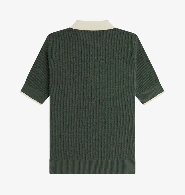 Custom Knitted Splicing simple Women's Polo Shirt