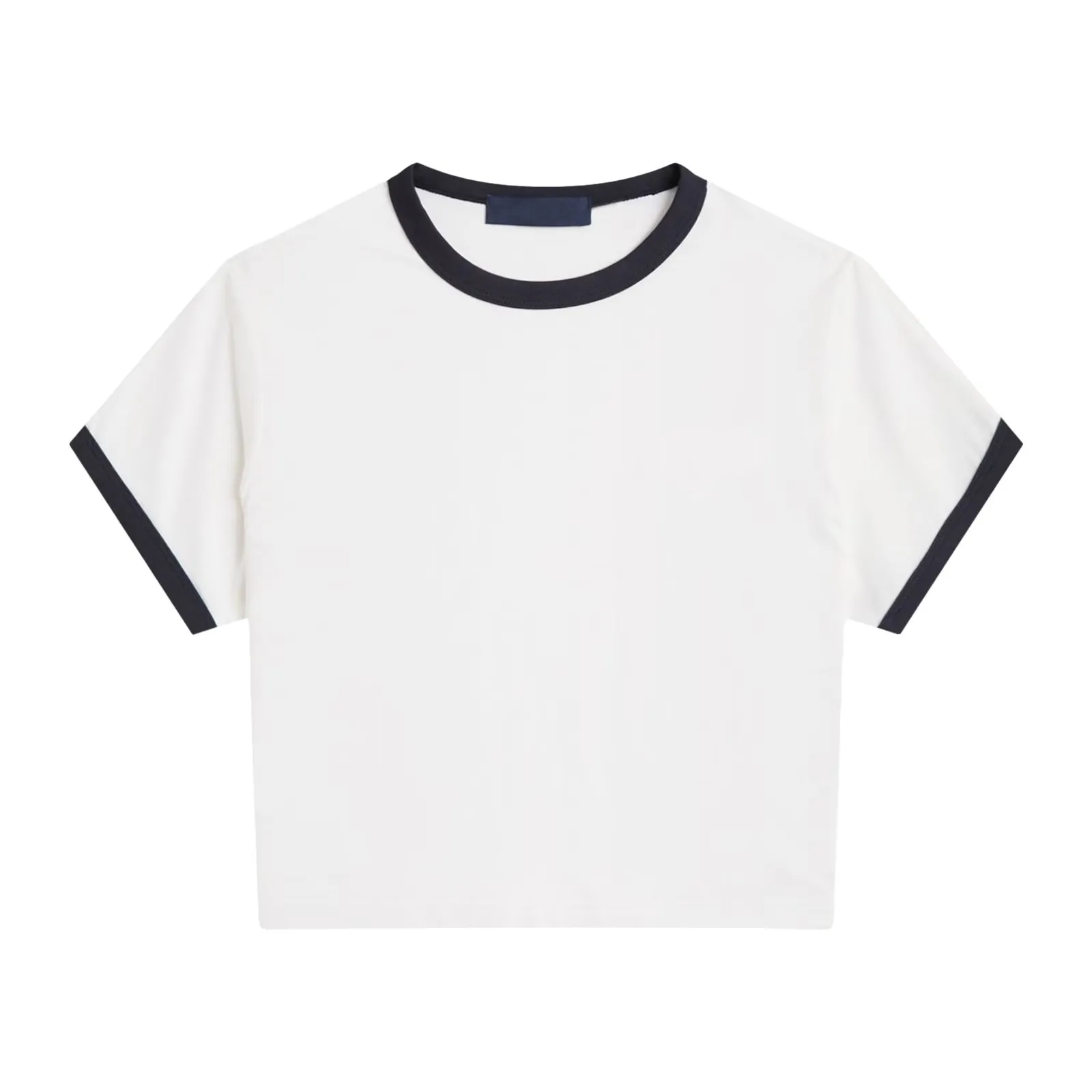 Custom Splice Simple Knitted Women's T-shirt