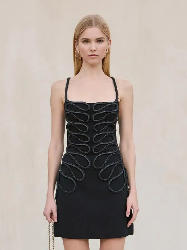 Custom New Design Knitted Mini Camisole Dresses