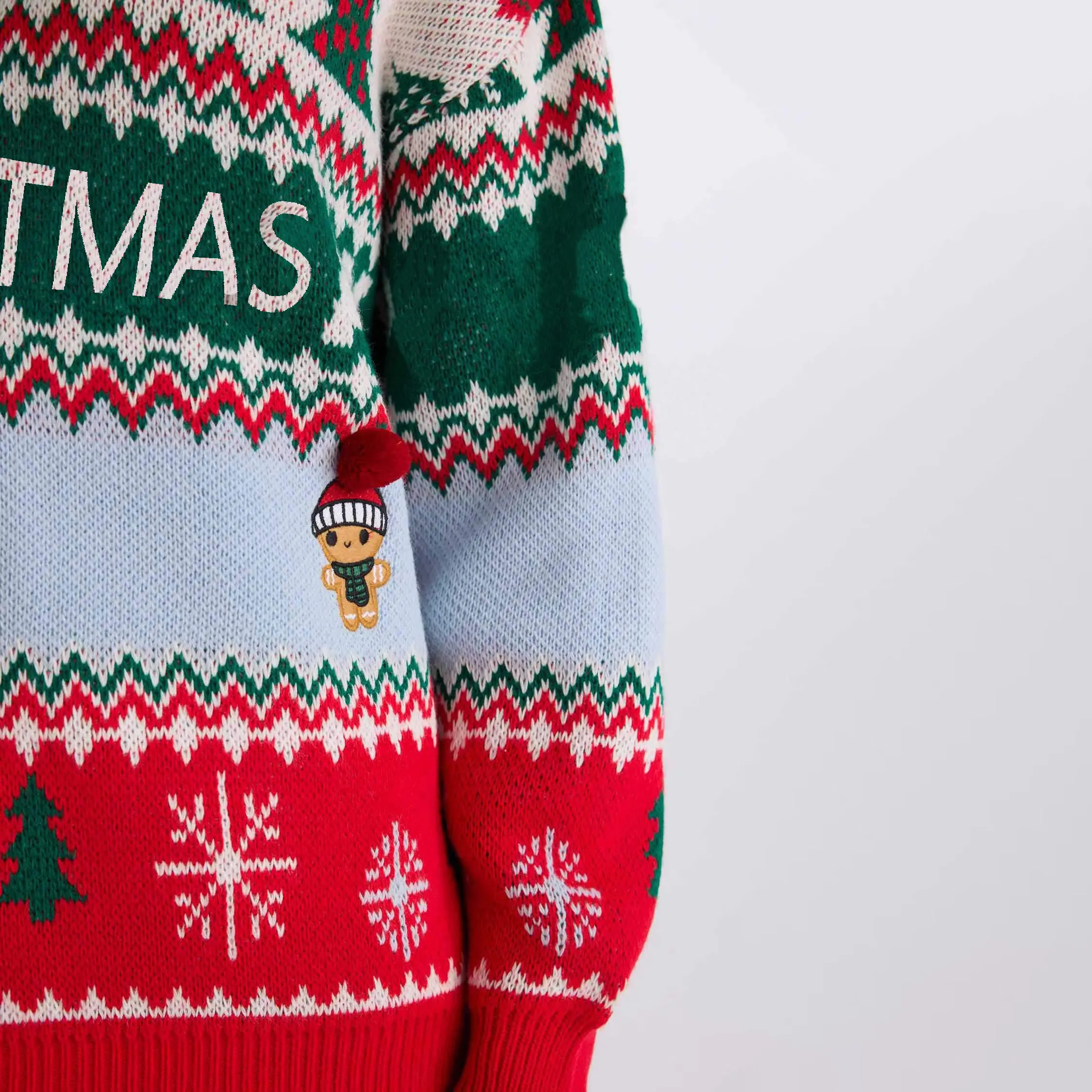 Custom FNJIA Women New Design Jacquard Christmas Jumper