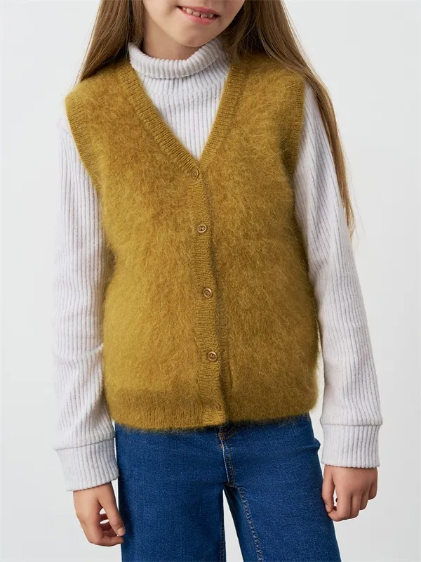 Custom girls sweater vest women's vest