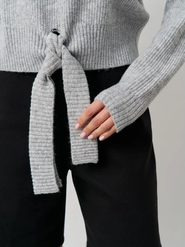 Custom FNJIA laces design full sleeves women's sweater
