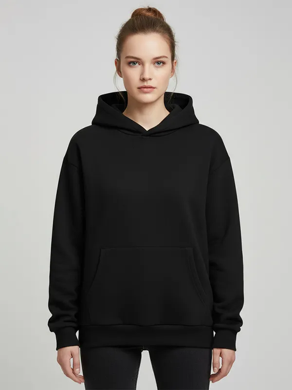 Cusotm FNJIA Unisex Hoodie Solid Color conventional style sweatshirt