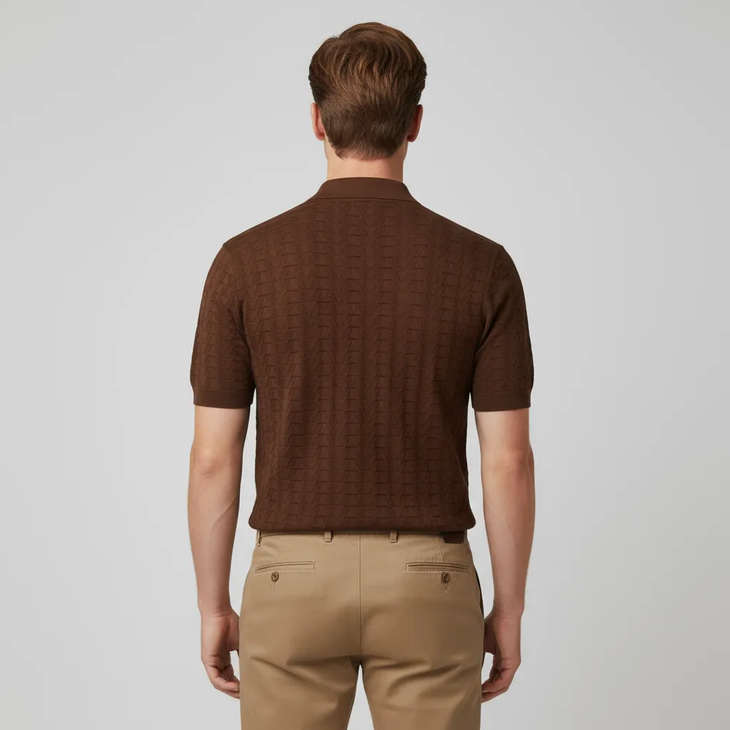 Men's Custom Polo Shirts - 100pcs MOQ, 7-Day Sample, Door-to-Door Delivery