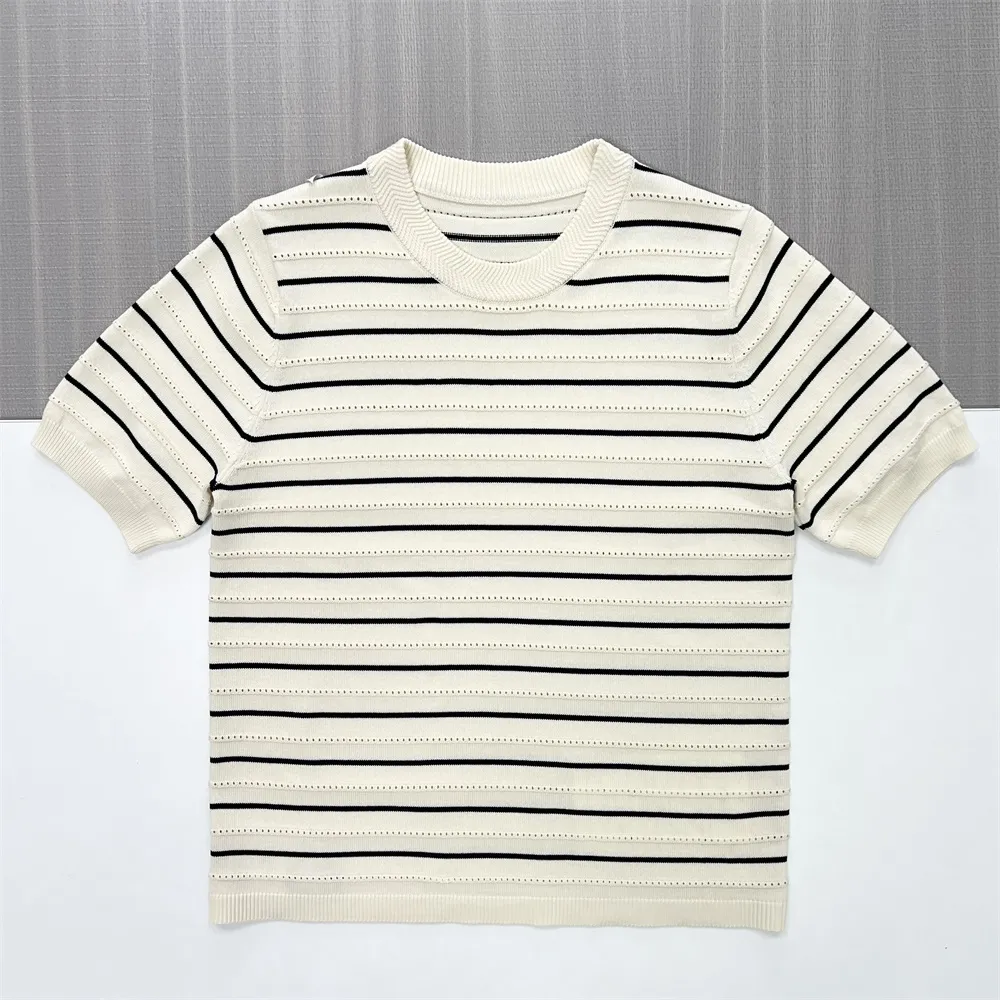 Custom Knit T-Shirts: Jacquard/Embroidery/Printing, 100pcs+ Small Bulk, 7-Day Samples, BSCI Certified