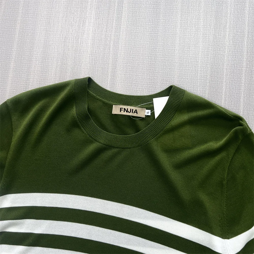 Knit T-Shirts Custom: Jacquard/QC-Checked, 100pcs+ Bulk, 30-Day Delivery