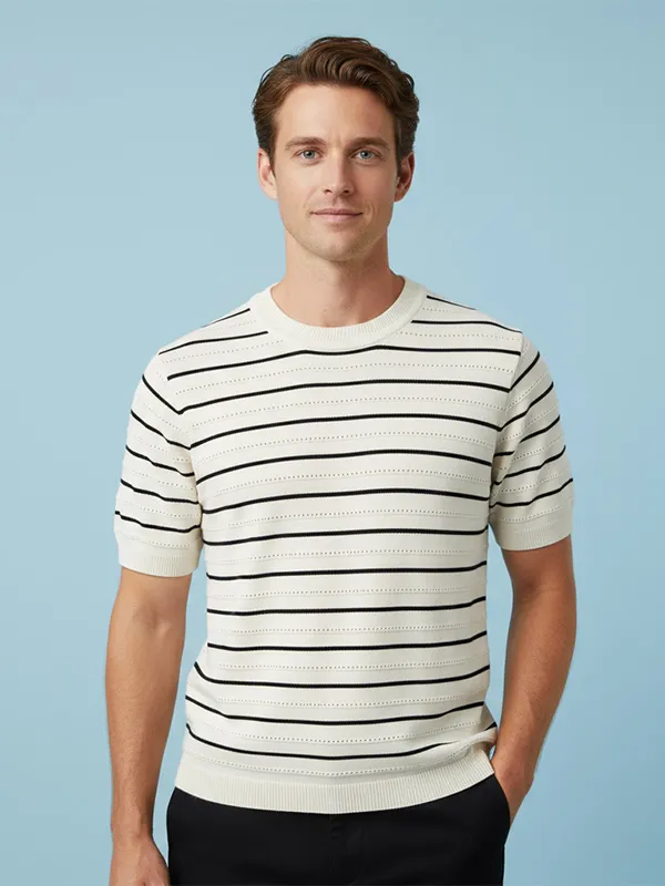 Custom Knit T-Shirts: Jacquard/Embroidery/Printing, 100pcs+ Small Bulk, 7-Day Samples, BSCI Certified