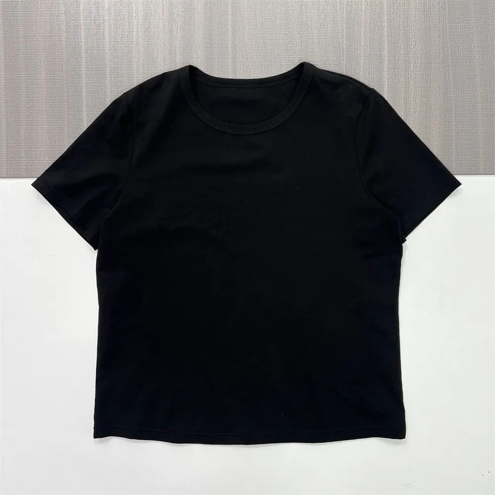 Custom Crew Neck T-Shirt: Short Sleeve, Slim Fit, Basic Essential Design