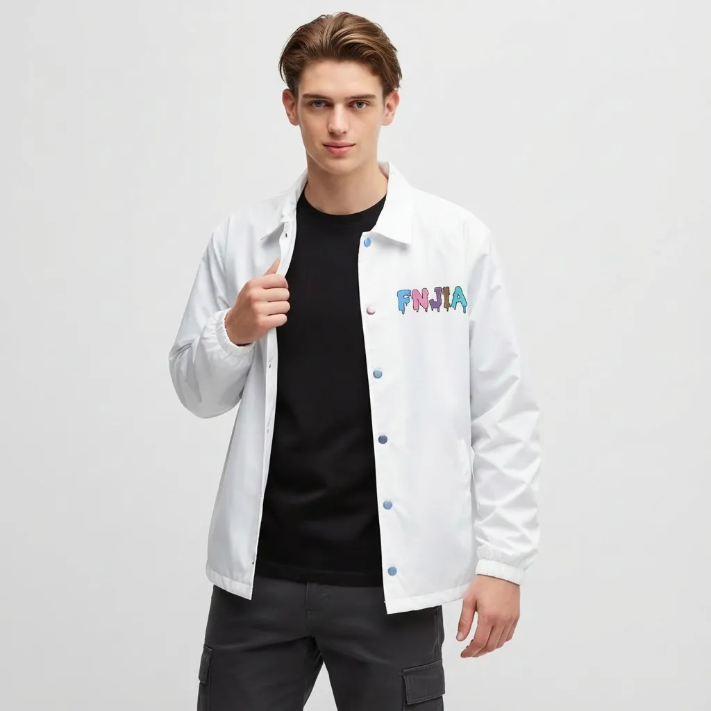 Custom FNJIA Shirt for men, High-quality men's casual shirt
