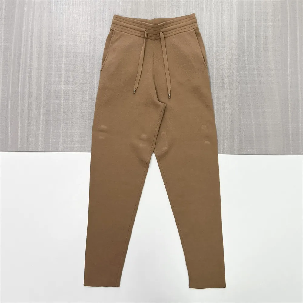 Women's Camel Hooded Poncho Top & Jogger Pants Set - Custom Luxury Loungewear Design