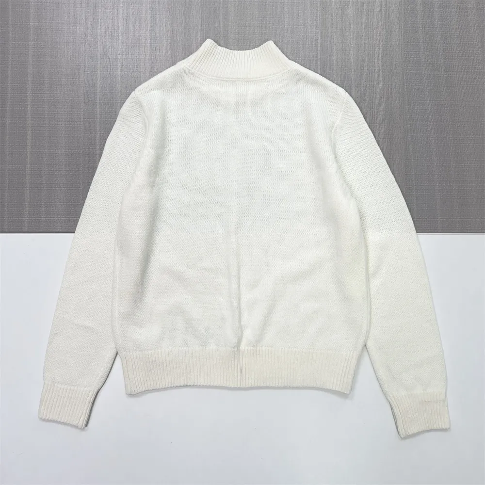 Women's Ivory Oversized Ribbed Turtleneck Sweater - Custom Cozy Minimalist Apparel
