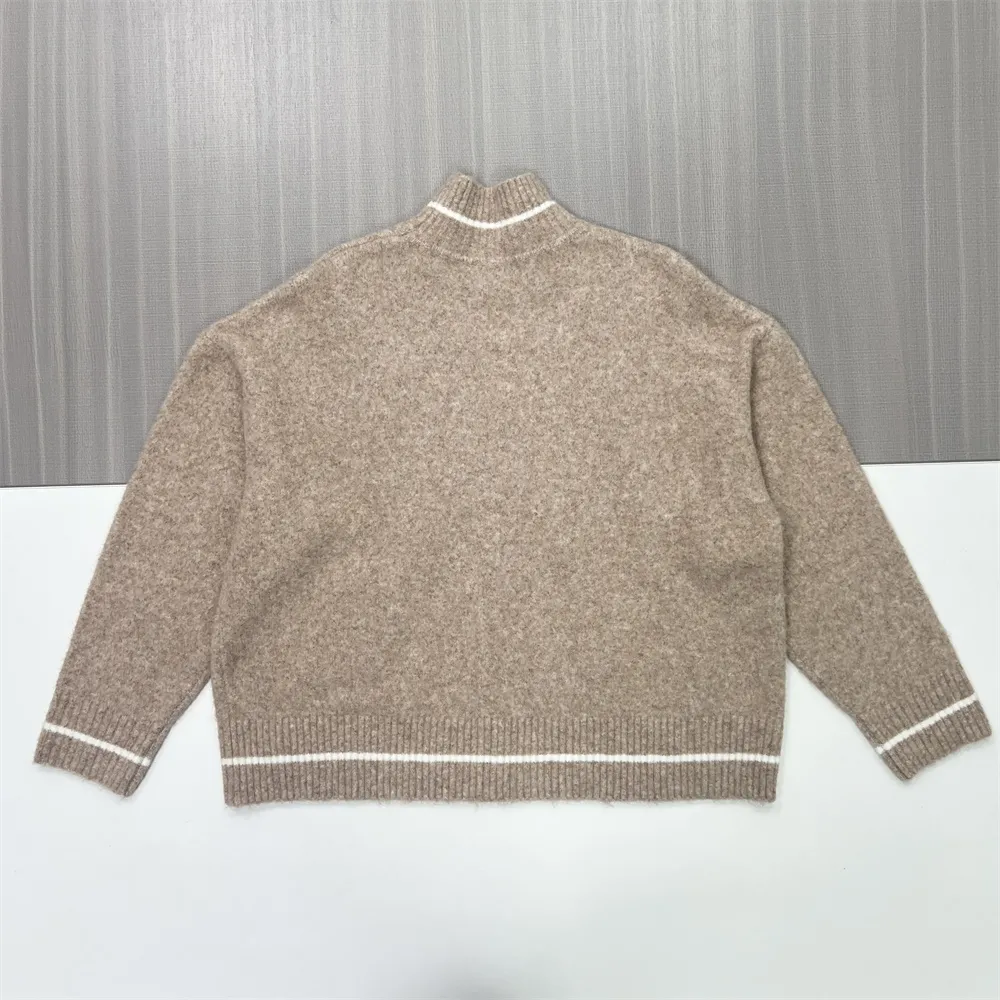 Custom FNJIA Jacquard Sweater for Women Winter