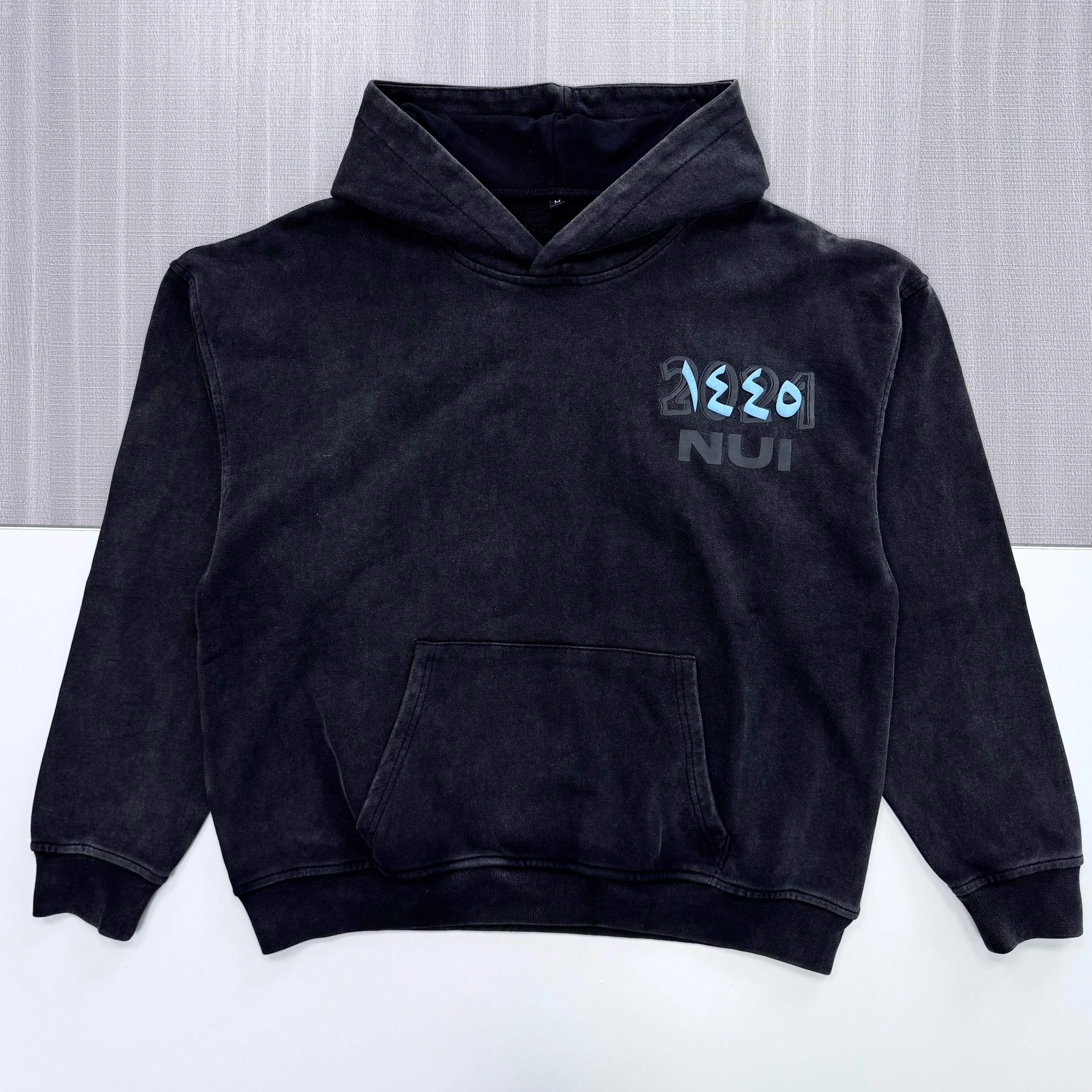 Women's hooded sweatshirt - 100% cotton fleece, embroidered street style, digital print.